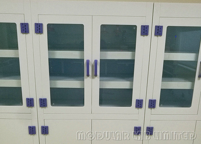 حياة طويلة التحمل وحدات التخزين الكيميائية صواني البولي بروبيلين المرفقة سلامة خزائن التخزين