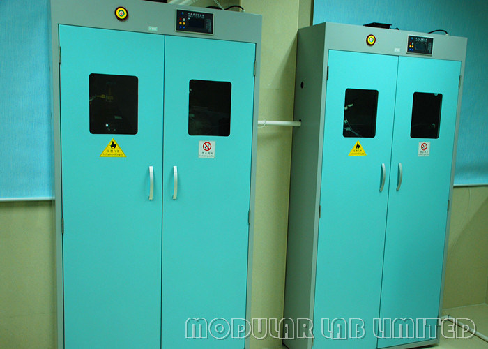 تشديد سلامة الزجاج مختبر تخزين خزائن اسطوانة الغاز تآكل خزائن التخزين